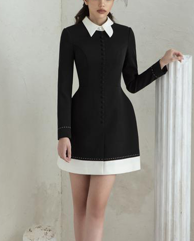 Formal Dress Female - Xưởng May Đầm Đen Nhỏ Màu