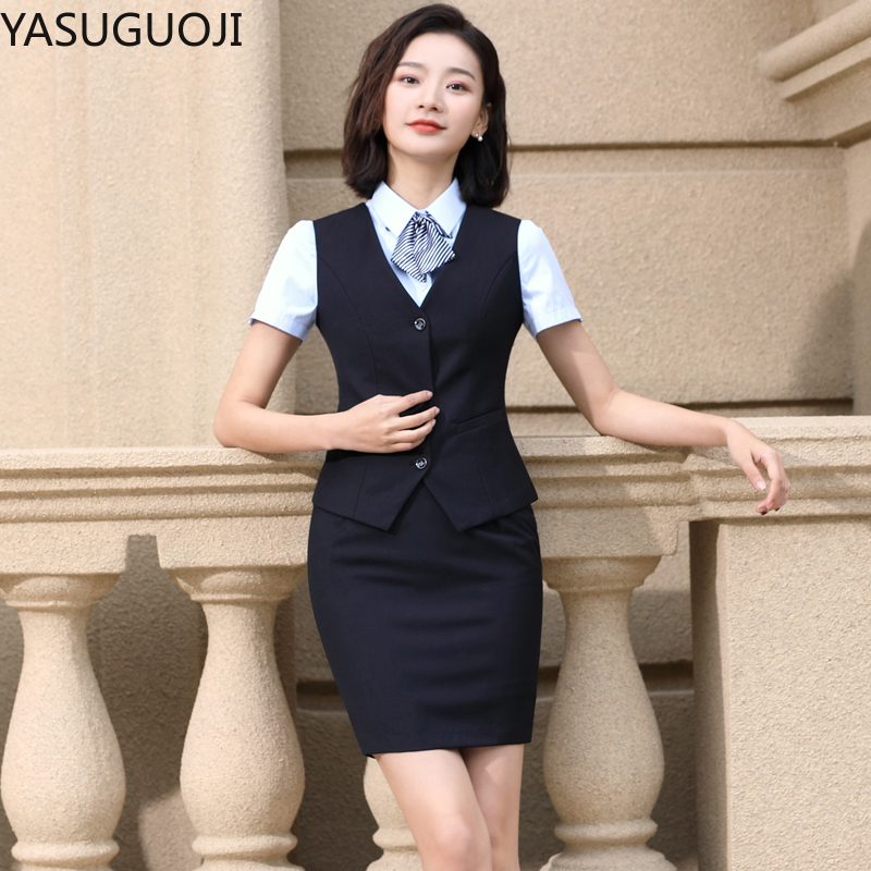 Women Formal Wear Interview - Yasuguoji Thời Trang Nữ Áo Vest