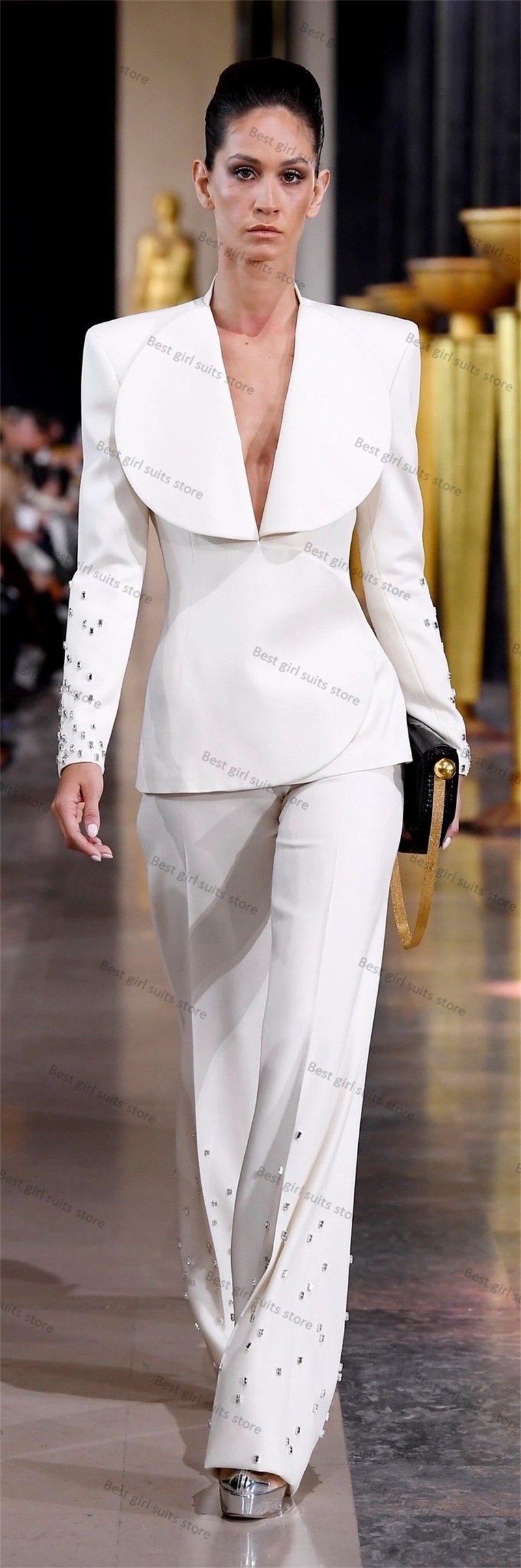 Elegant White Women Suit Set 2 - đánh giá và giá Women'S Formal Wear Tuxedo