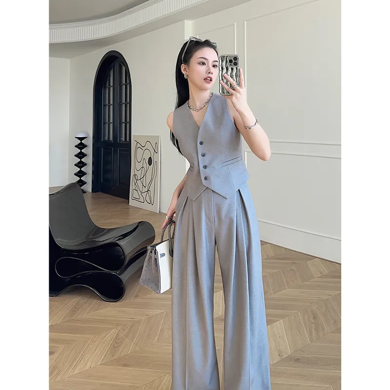 Women's Sleeveless Vest Wide-L - đánh giá và giá Women'S Formal Wear Suit