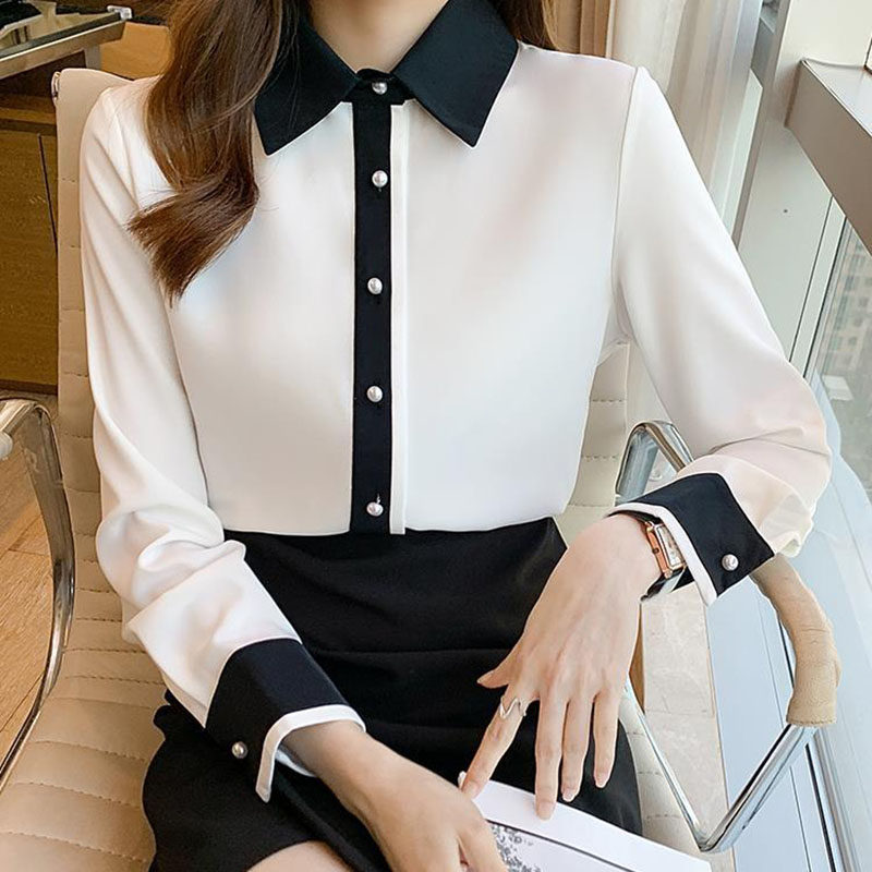 White Chiffon Shirt for Women  - đánh giá và giá Women'S Formal Wear Suit