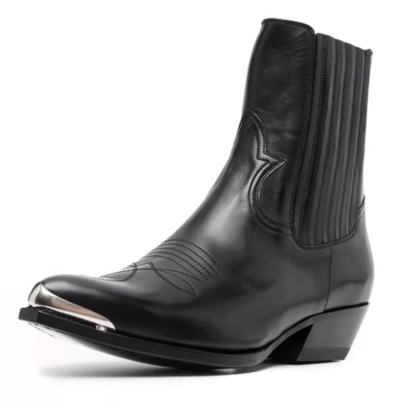 Men's Black Leather Western Ch - đánh giá và giá Women Formal Wear Western