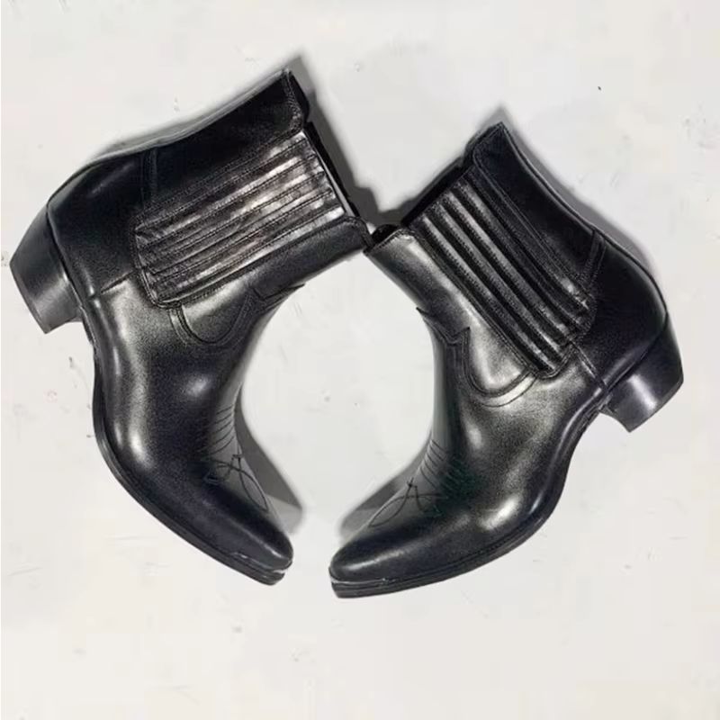 Men's Black Leather Western Ch - đánh giá và giá Women Formal Wear Western