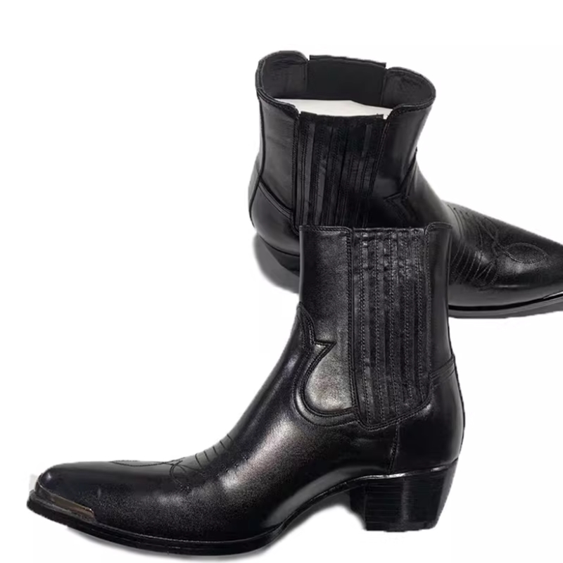Men's Black Leather Western Ch - đánh giá và giá Women Formal Wear Western