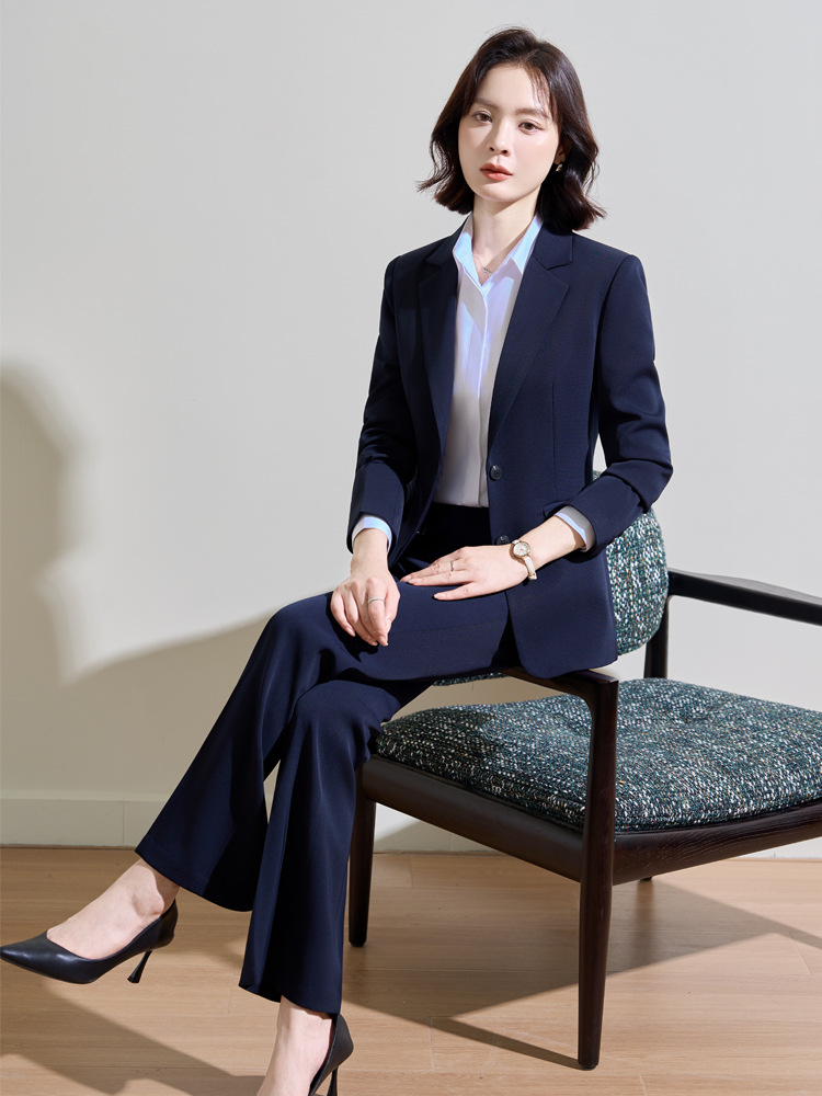 Navy blue professional suit fo - đánh giá và giá Women Formal Wear Interview