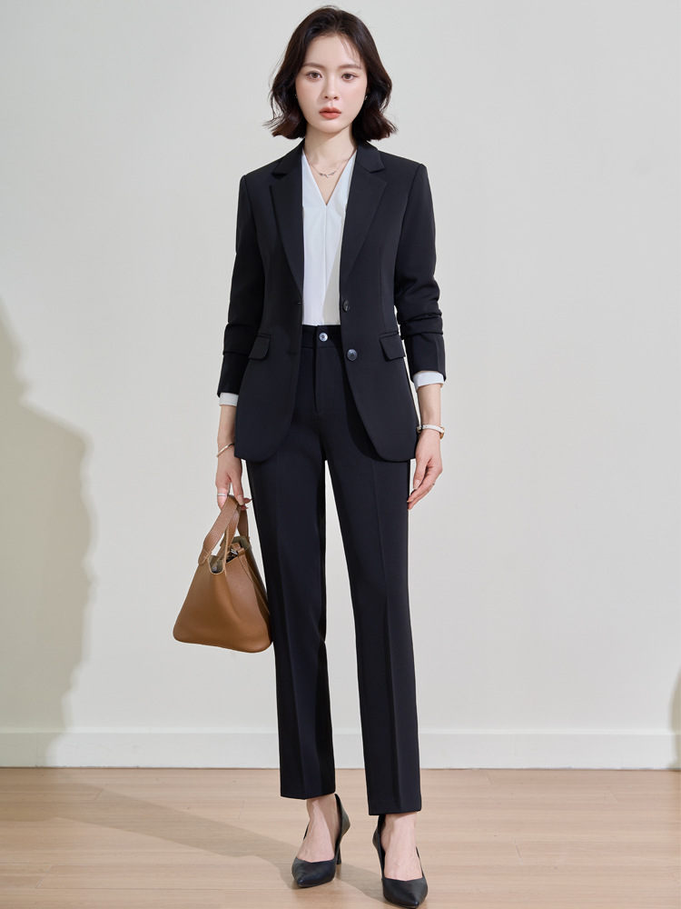 Navy blue professional suit fo - đánh giá và giá Women Formal Wear Interview
