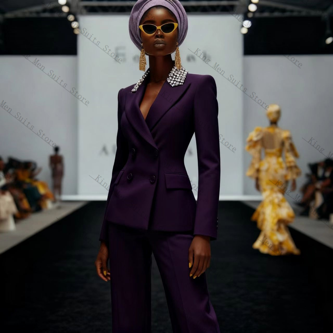 Luxury Crystals Women Suit Set - đánh giá và giá Women'S Formal Wear Tuxedo