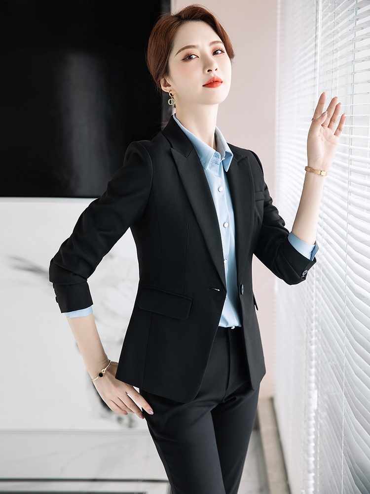 Gray Suit Set for Women Spring - đánh giá và giá Women Formal Wear Interview