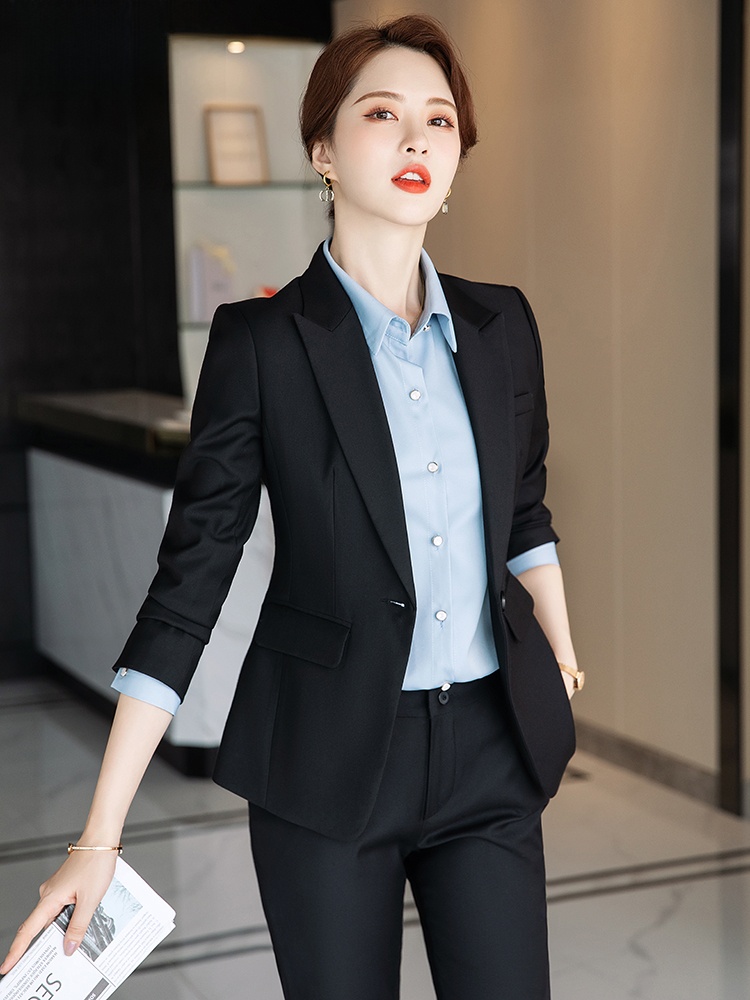 Gray Suit Set for Women Spring - đánh giá và giá Women Formal Wear Interview