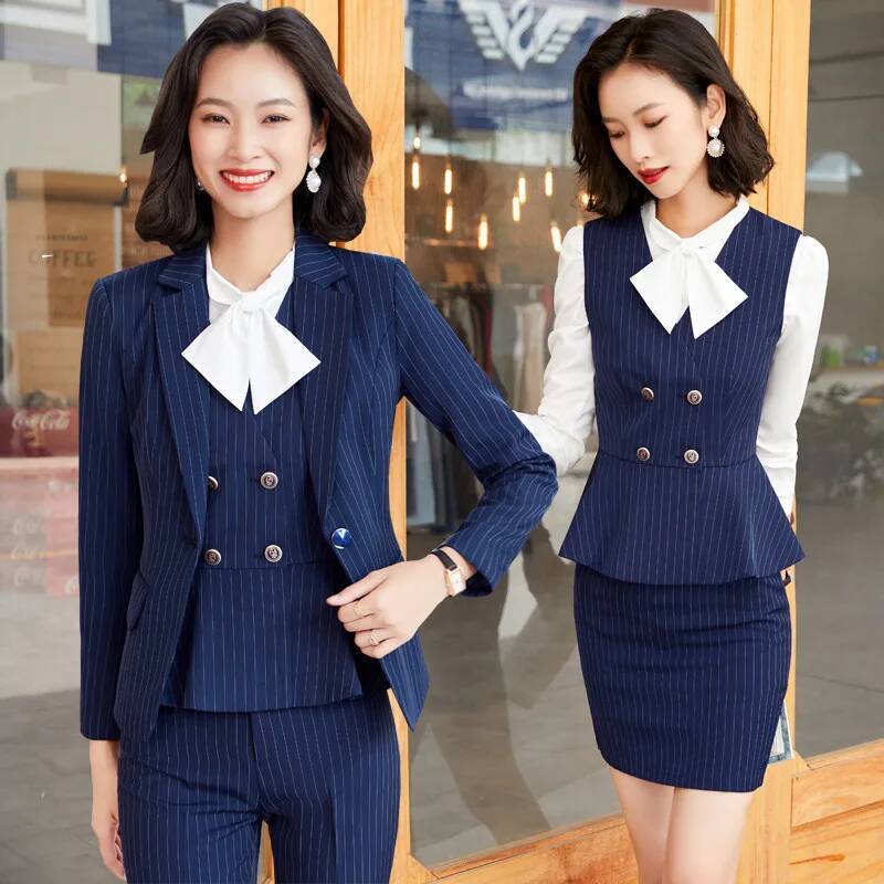 Fashion Striped Formal Busines - đánh giá và giá Women Formal Wear Interview