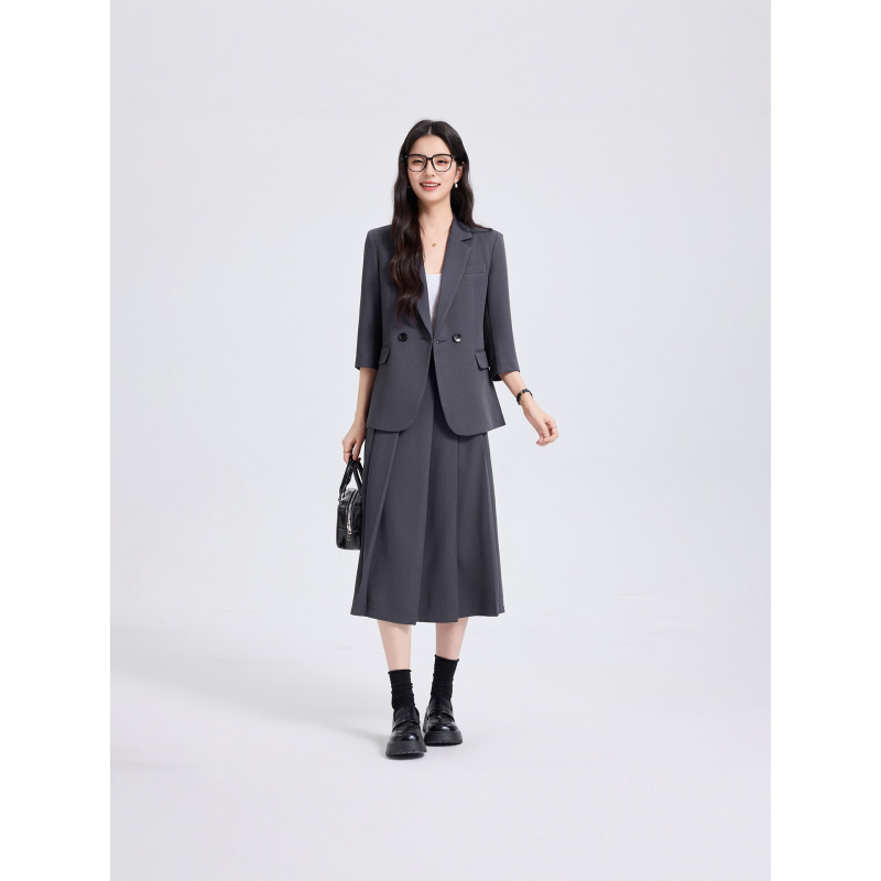 Navy Blue Women's Suit Set for - đánh giá và giá Women Formal Wear Interview