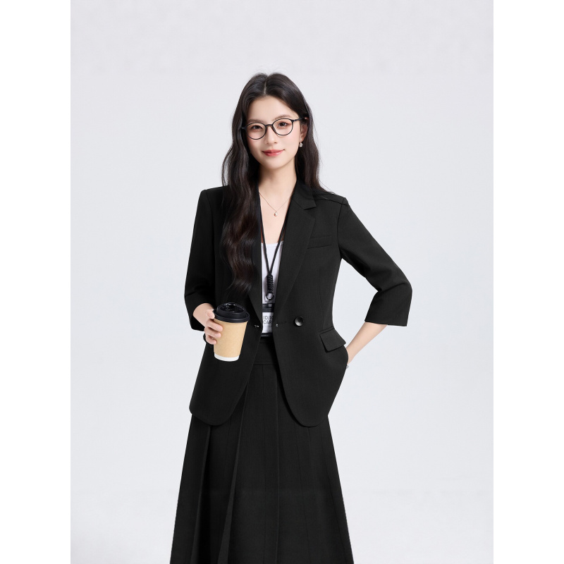 Navy Blue Women's Suit Set for - đánh giá và giá Women Formal Wear Interview
