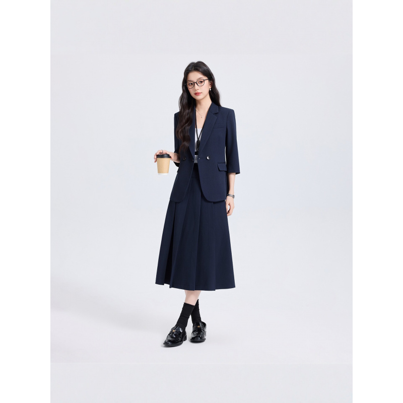 Navy Blue Women's Suit Set for - đánh giá và giá Women Formal Wear Interview