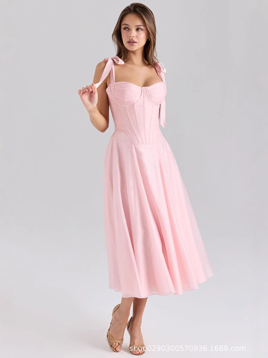 Sexy Pink Women Prom Dress Sle - đánh giá và giá Women'S Holiday Formal Wear