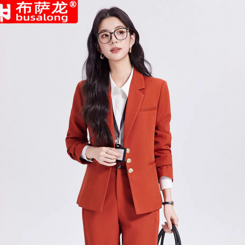 Khaki women's suit set, high-e - đánh giá và giá Women Formal Wear Interview