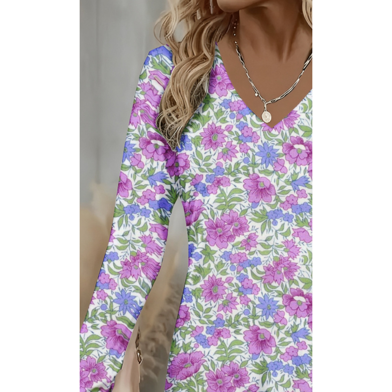 Women Elegant V Neck Long Slee - đánh giá và giá Women Formal Office Wear Tops
